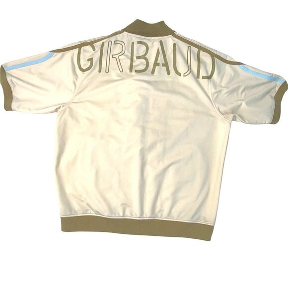 Marithe Francois Girbaud Jacket Mens Size XL Zip Up Spell Out Short Sleeve - Picture 2 of 12